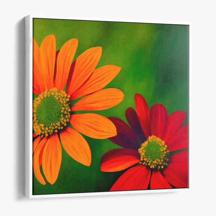 Realistic Oil Wild Flowers #002