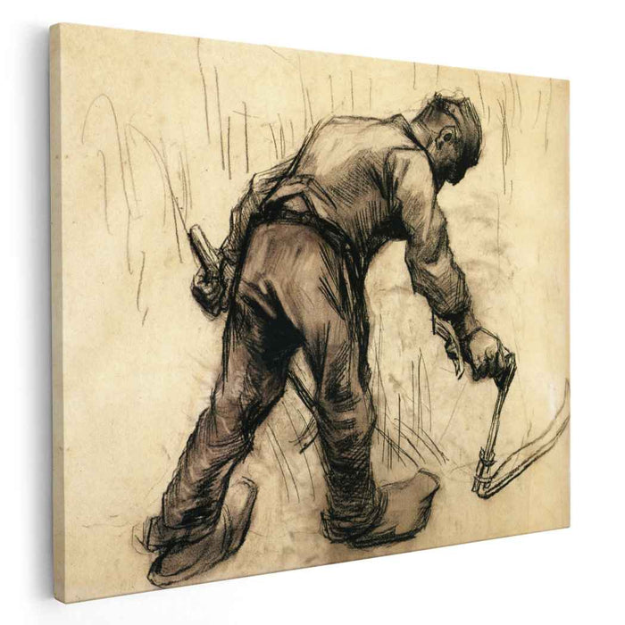 Reaper (1885) by Vincent van Gogh