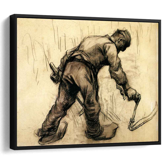 Reaper (1885) by Vincent van Gogh