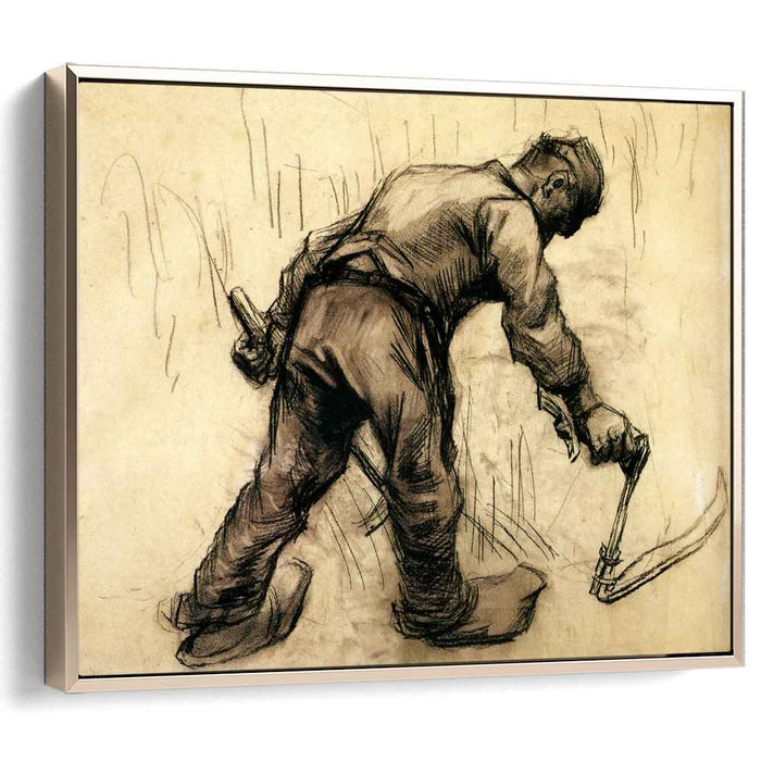 Reaper (1885) by Vincent van Gogh