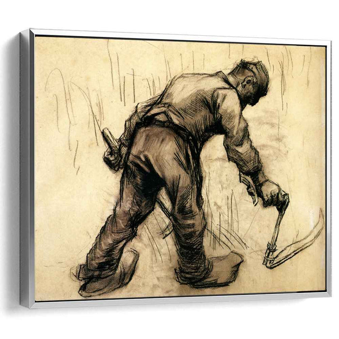 Reaper (1885) by Vincent van Gogh