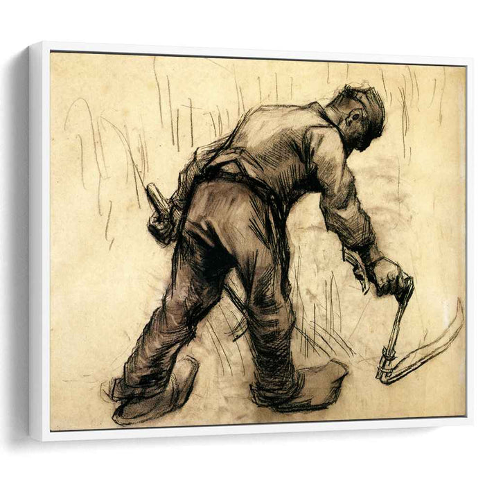 Reaper (1885) by Vincent van Gogh