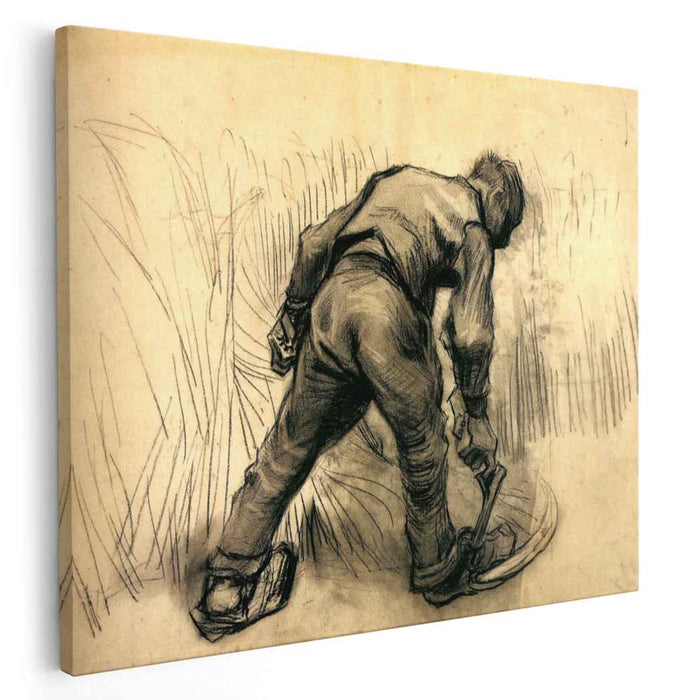 Reaper (1885) by Vincent van Gogh