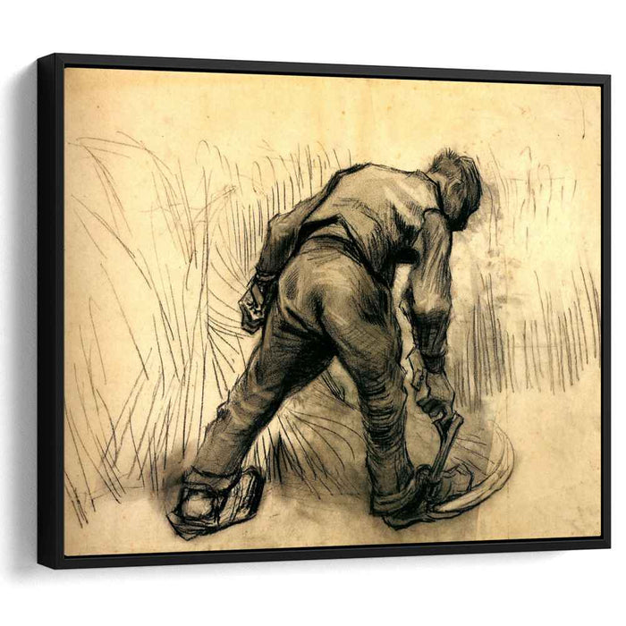 Reaper (1885) by Vincent van Gogh