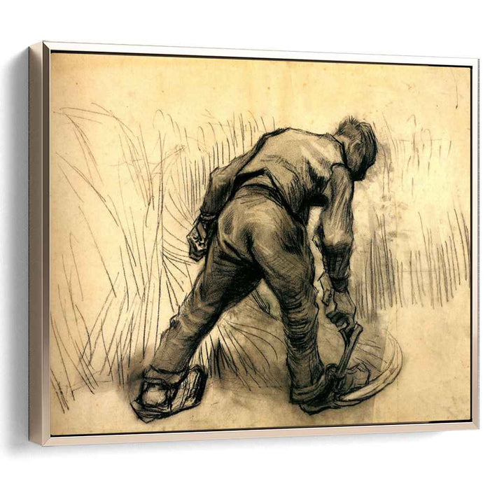 Reaper (1885) by Vincent van Gogh