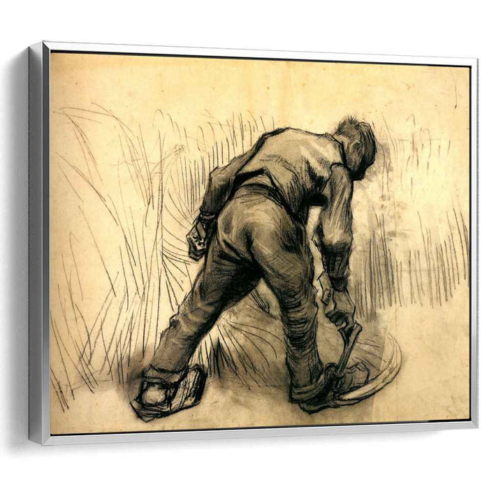 Reaper (1885) by Vincent van Gogh