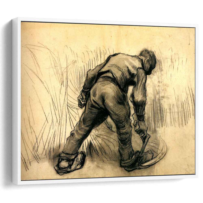 Reaper (1885) by Vincent van Gogh