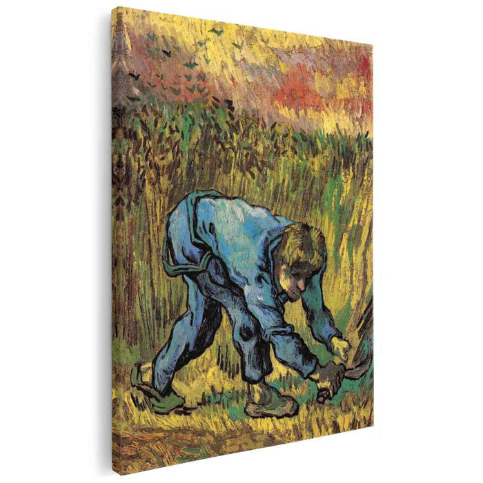 Reaper with Sickle (after Millet) (1889) by Vincent van Gogh