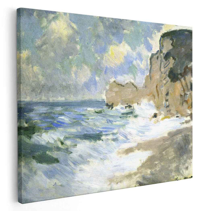 Receding Waves (1883) by Claude Monet