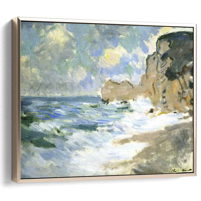 Receding Waves (1883) by Claude Monet