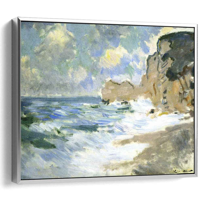 Receding Waves (1883) by Claude Monet