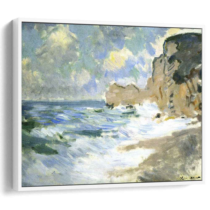 Receding Waves (1883) by Claude Monet