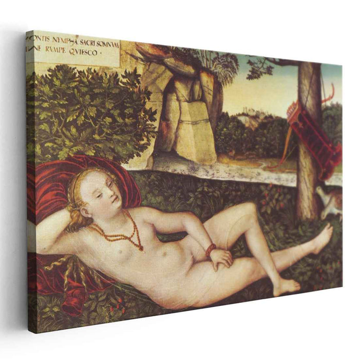 Reclining Diana (1515) by Lucas Cranach the Elder