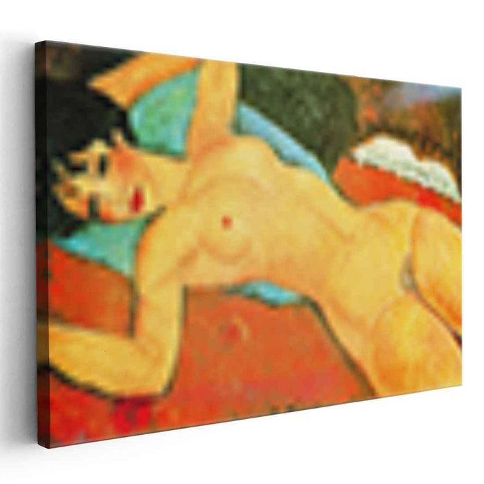 Sleeping Nude with Arms Open (Red Nude) (1917) by Amedeo Modigliani