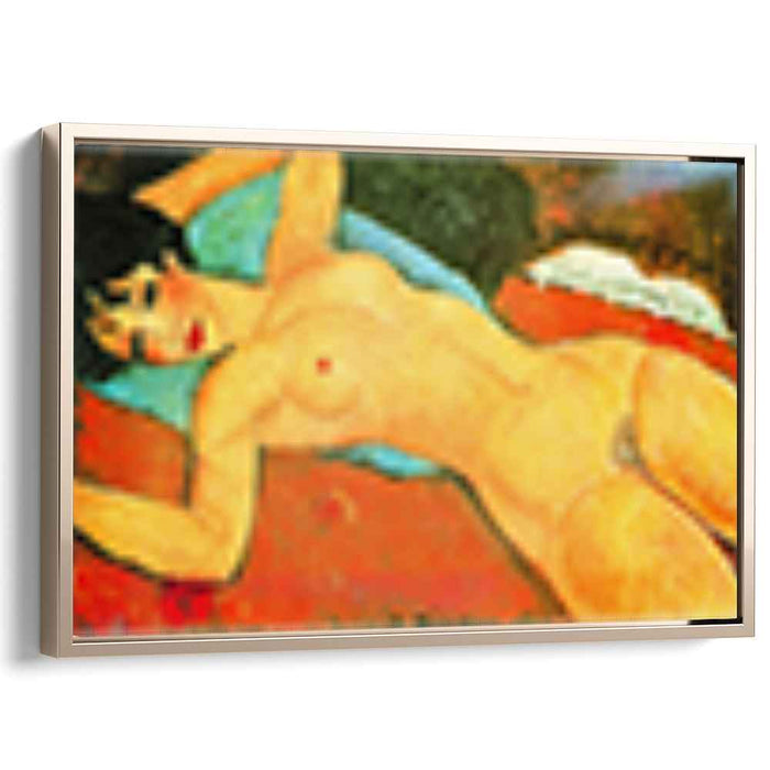 Sleeping Nude with Arms Open (Red Nude) (1917) by Amedeo Modigliani