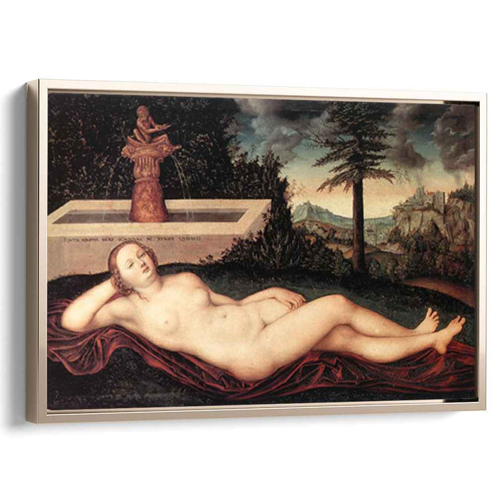 Reclining River Nymph at the Fountain (1518) by Lucas Cranach the Elder