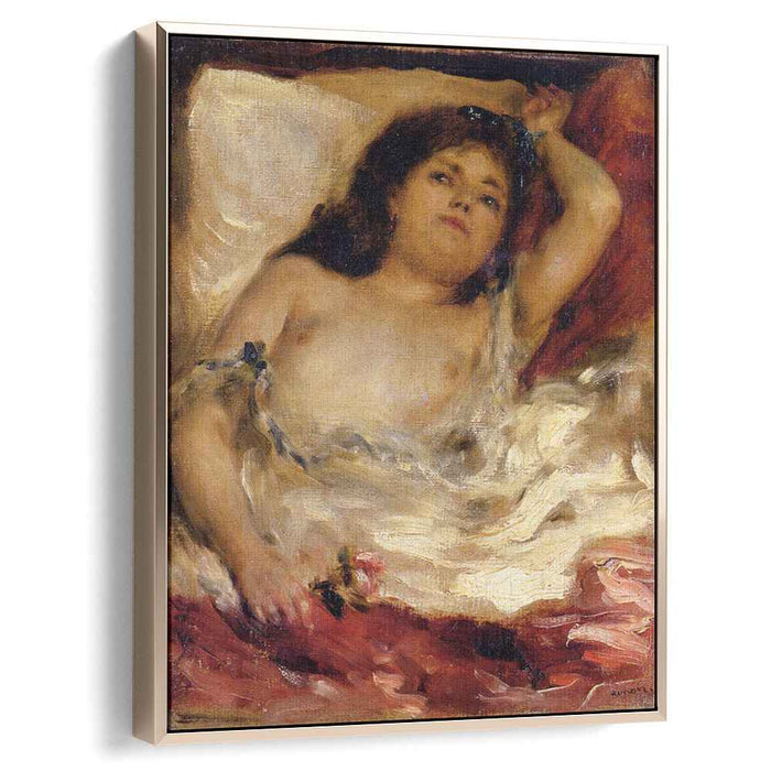 Reclining Semi Nude (Nude Half-Length) by Pierre-Auguste Renoir