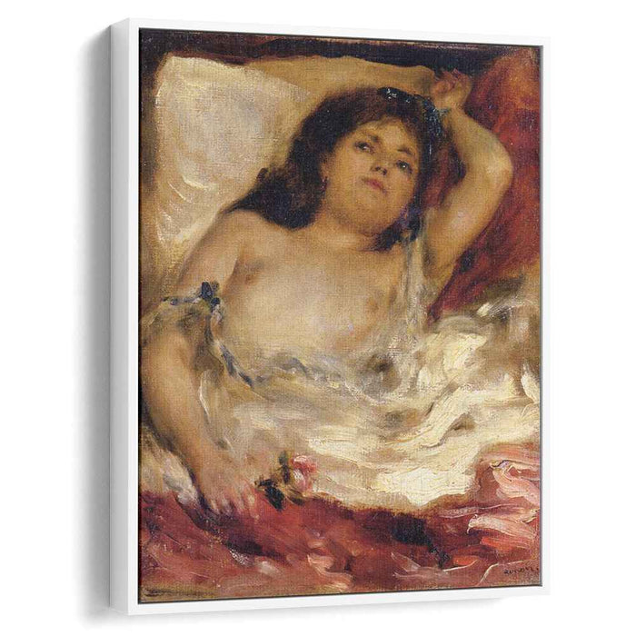 Reclining Semi Nude (Nude Half-Length) by Pierre-Auguste Renoir