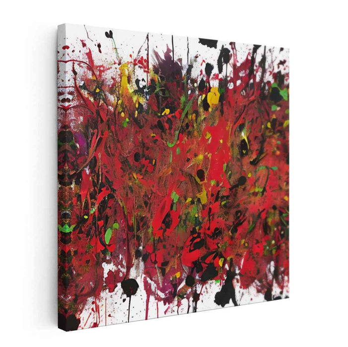 Emotional Prism: Abstract Expressionist Canvas Art