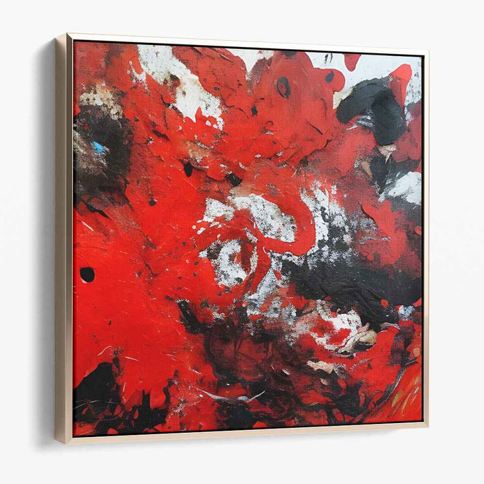 Colorful Chaos Exploration: Abstract Expressionist Adventure Canvas Art