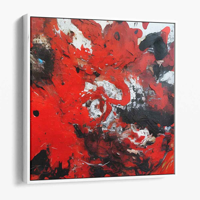 Colorful Chaos Exploration: Abstract Expressionist Adventure Canvas Art