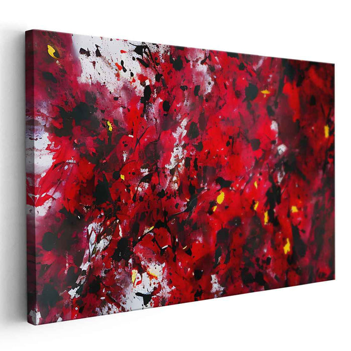 Red Abstract Splatter #121