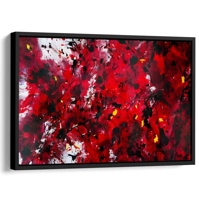 Red Abstract Splatter #121