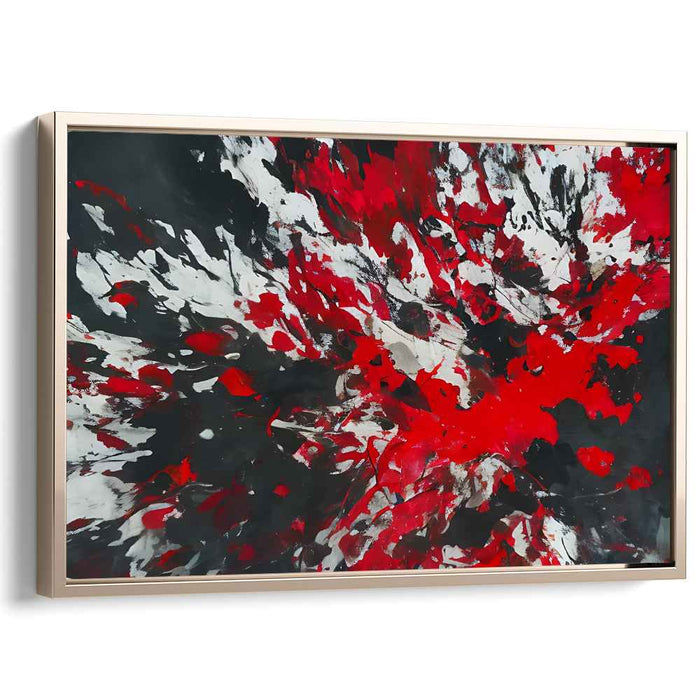 Red Abstract Splatter #140