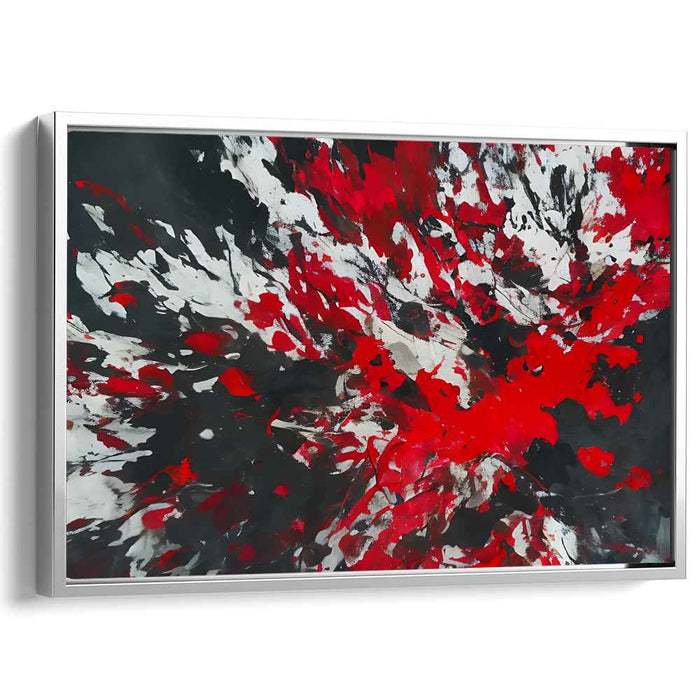 Red Abstract Splatter #140
