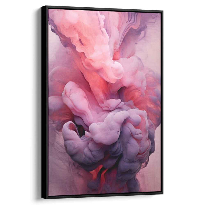 Red and Silver Abstract Swirls #004