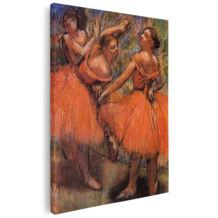 Red Ballet Skirts (1901) by Edgar Degas
