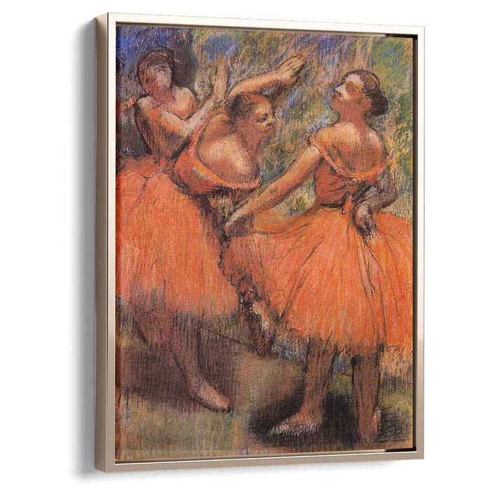 Red Ballet Skirts (1901) by Edgar Degas