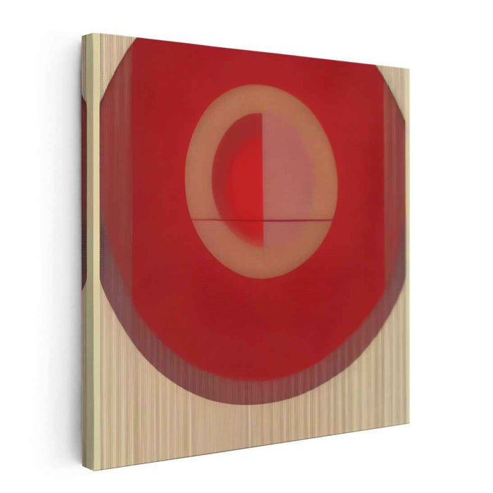 Red Bauhaus Circles #013