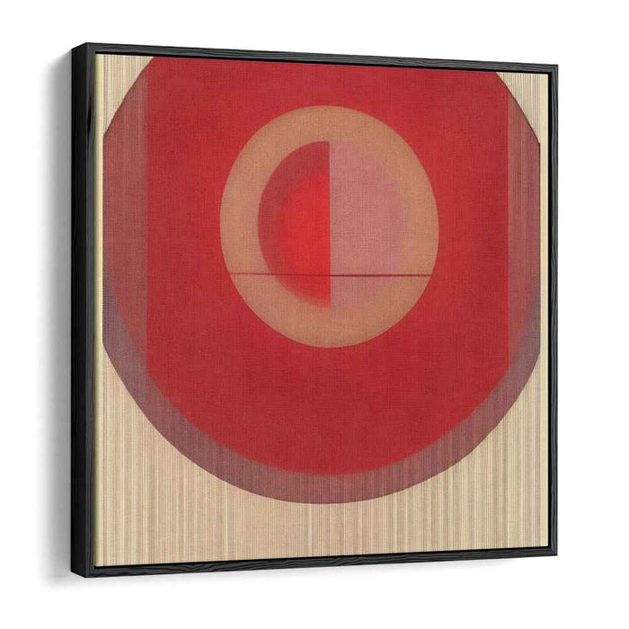 Red Bauhaus Circles #013