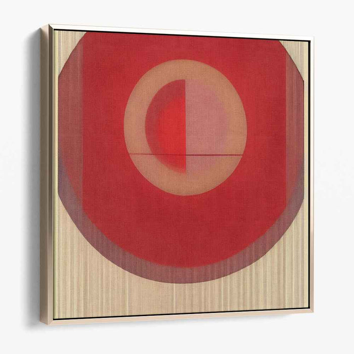 Red Bauhaus Circles #013