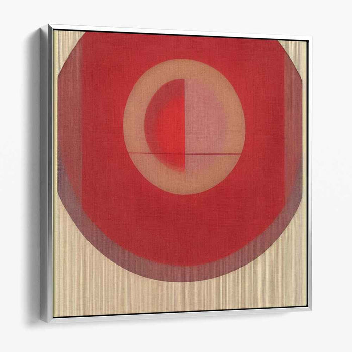 Red Bauhaus Circles #013