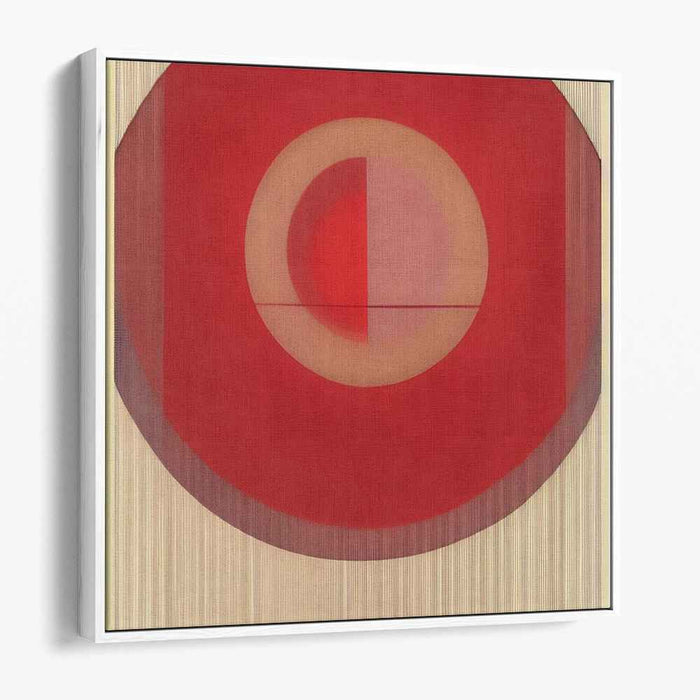 Red Bauhaus Circles #013