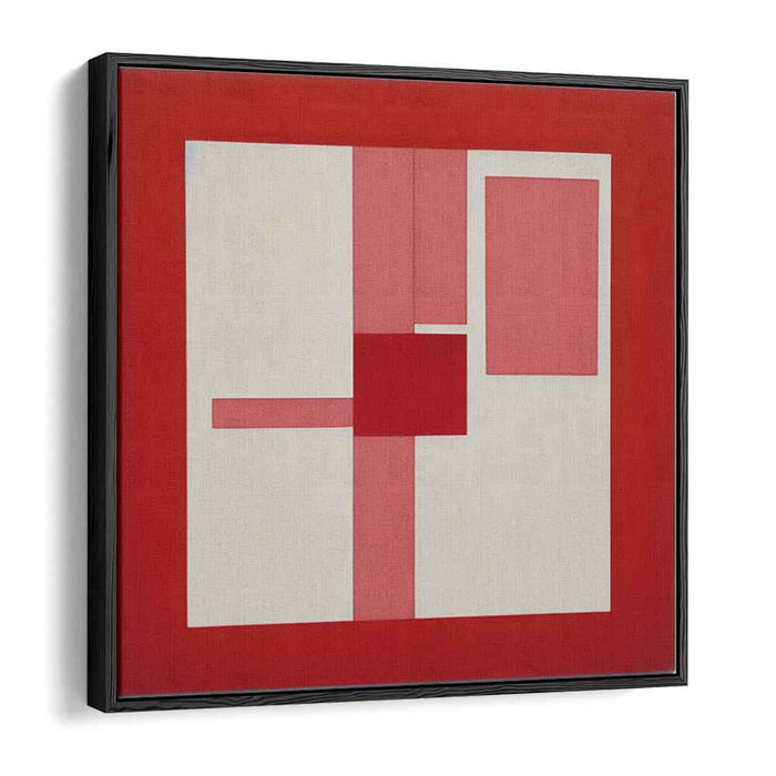 Cherry Blossom Dreamscape: Red and Pink Abstract Canvas Art