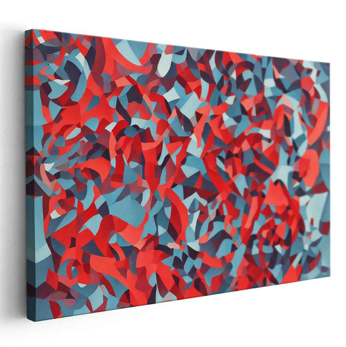 Colorful Emotions in Motion: Abstract Expressionist Canvas Art