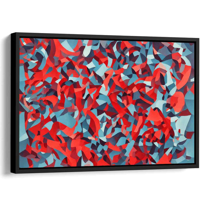 Colorful Emotions in Motion: Abstract Expressionist Canvas Art