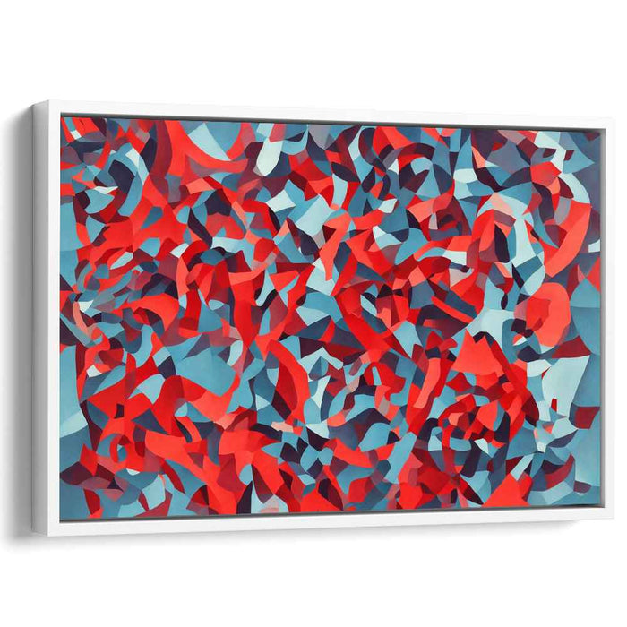 Colorful Emotions in Motion: Abstract Expressionist Canvas Art