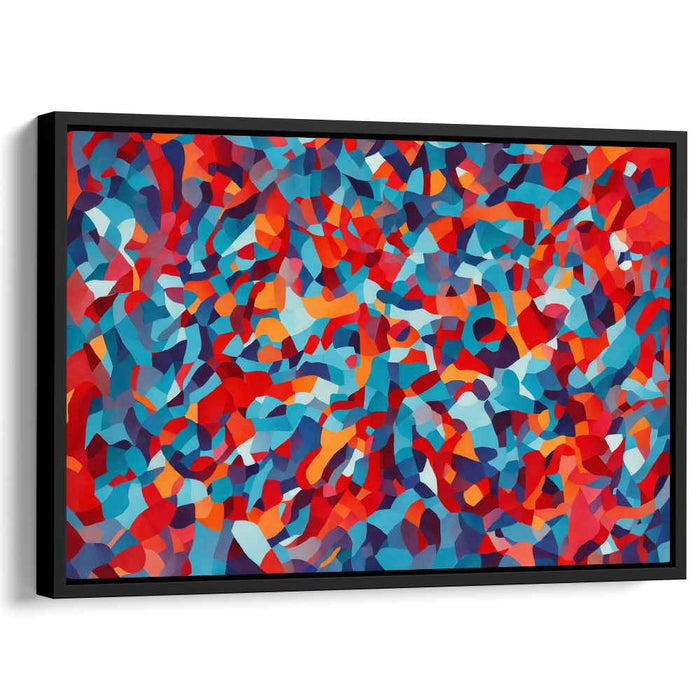 Vibrant Chaos Orchestra: Dynamic Abstract Symphony Canvas Art Print