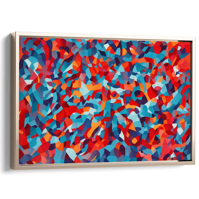 Vibrant Chaos Orchestra: Dynamic Abstract Symphony Canvas Art Print