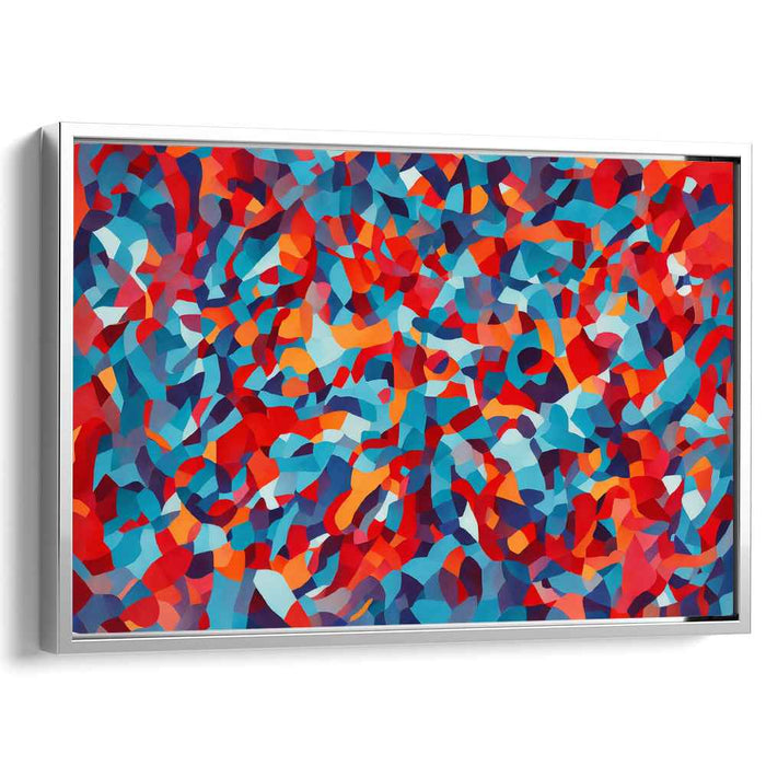 Vibrant Chaos Orchestra: Dynamic Abstract Symphony Canvas Art Print