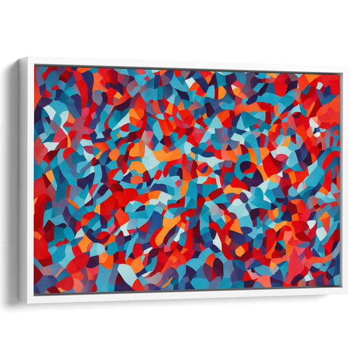 Vibrant Chaos Orchestra: Dynamic Abstract Symphony Canvas Art Print