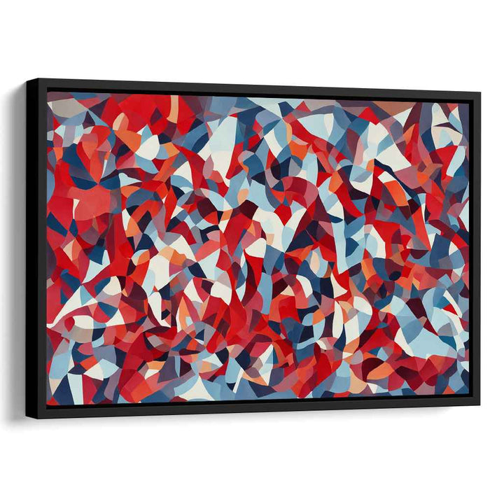 Chromatic Swirls Enliven: Bold Abstract Expressionist Canvas Art