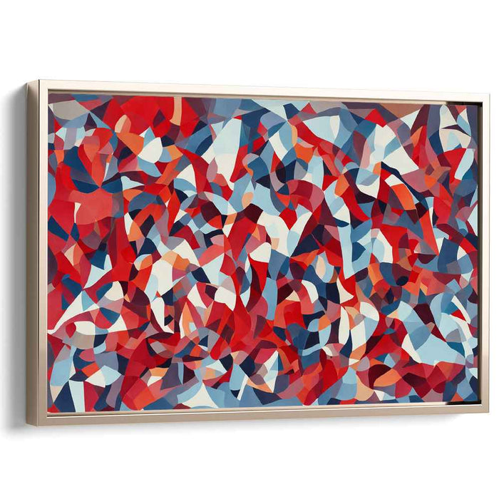 Chromatic Swirls Enliven: Bold Abstract Expressionist Canvas Art