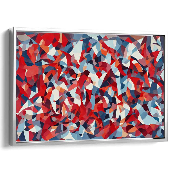 Chromatic Swirls Enliven: Bold Abstract Expressionist Canvas Art