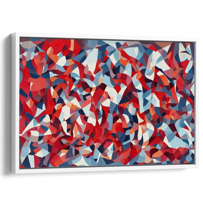 Chromatic Swirls Enliven: Bold Abstract Expressionist Canvas Art