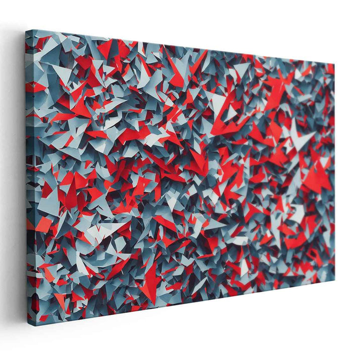 Whimsical Paper Fusion: Dynamic Abstract Paper Collage Art Print